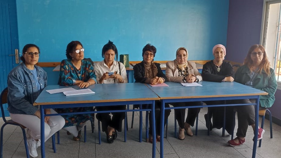 المكتب المسير للجمعية النسائية لمحبي فن الملحون و موسيقى التراث بأزمور
