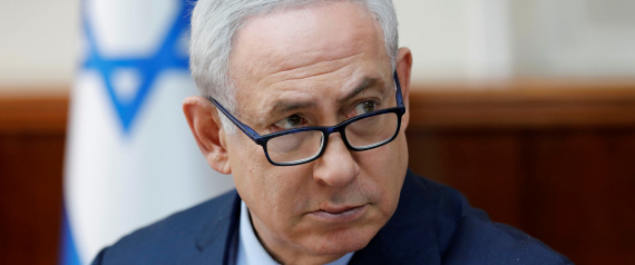 Israeli Prime Minister Benjamin Netanyahu attends the weekly cabinet meeting at the Prime Minister's office in Jerusalem